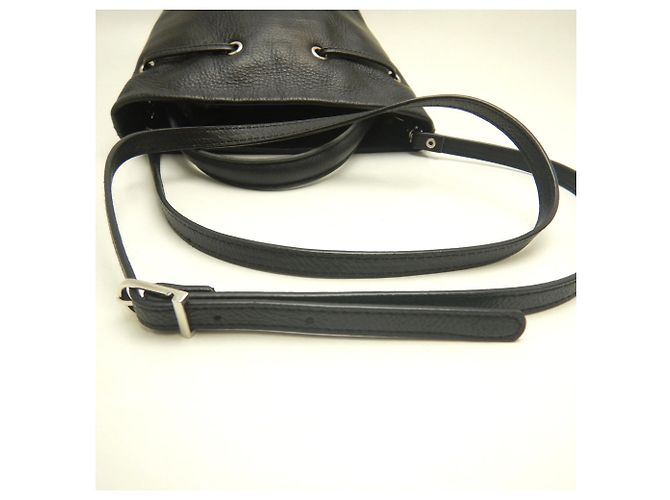 Borsa a tracolla con coulisse Balenciaga Everyday Nero - vista 5
