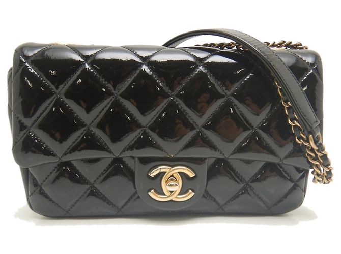 Timeless Borsa a tracolla Chanel Matelassé Nero - vista 2