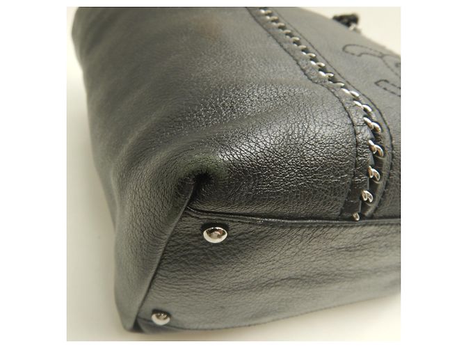 Chanel Luxus-Chain-Tote-Bag Schwarz - Ansicht 15