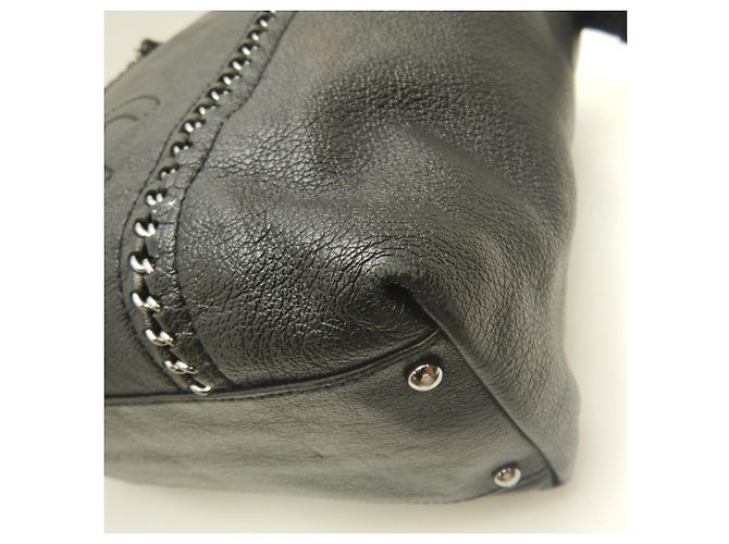 Chanel Luxus-Chain-Tote-Bag Schwarz - Ansicht 16