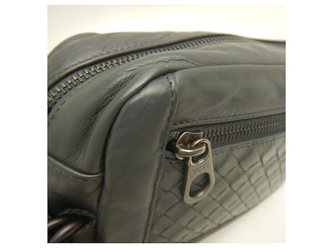 Borsa a vita Bottega Veneta Intrecciato Grigio antracite - vista 10