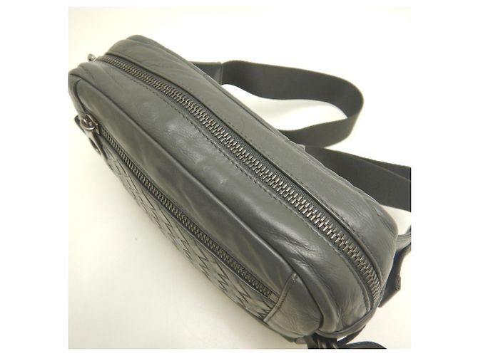 Borsa a vita Bottega Veneta Intrecciato Grigio antracite - vista 5