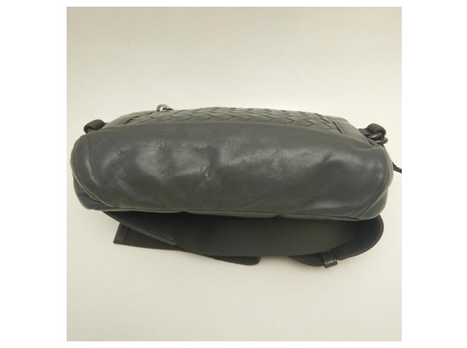 Borsa a vita Bottega Veneta Intrecciato Grigio antracite - vista 7
