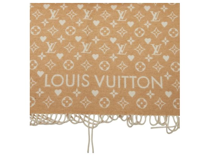 Louis Vuitton Echarpe Game On Scarf Beige - vista 3