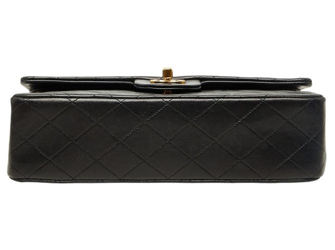 Borsa a tracolla Chanel Matelassé Black Double Flap Nero - vista 3