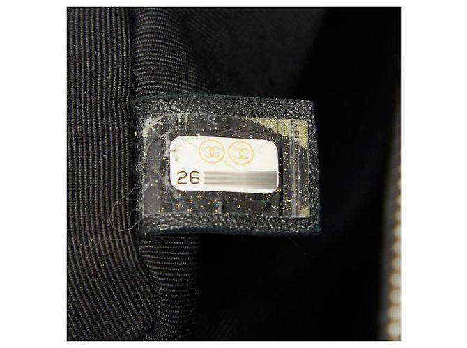 Borsa Tote Chanel Matelassé Coco Mark Chain Nero - vista 10
