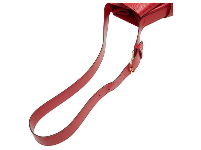 Louis Vuitton Epi Sac Depaule GM Shoulder Bag Rosso - vista 10
