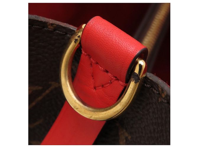 Néonoé Borsa a tracolla Louis Vuitton Monogram NeoNoe Marrone Rosso Monogramma - vista 11