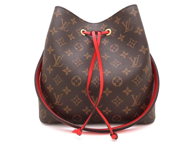 Néonoé Borsa a tracolla Louis Vuitton Monogram NeoNoe Marrone Rosso Monogramma - vista 2