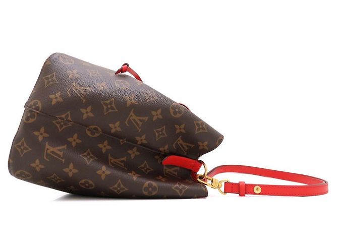 Néonoé Borsa a tracolla Louis Vuitton Monogram NeoNoe Marrone Rosso Monogramma - vista 3