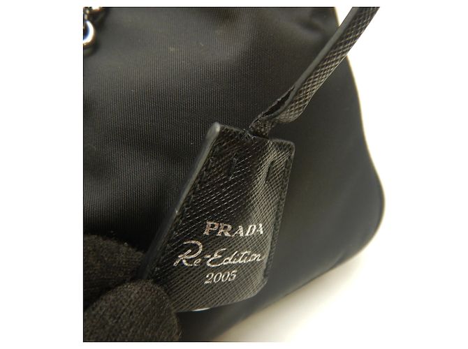 Saffiano Borsa a tracolla PRADA Re-Edition 2005 1BH204 Nero - vista 13