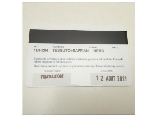 Saffiano Borsa a tracolla PRADA Re-Edition 2005 1BH204 Nero - vista 20