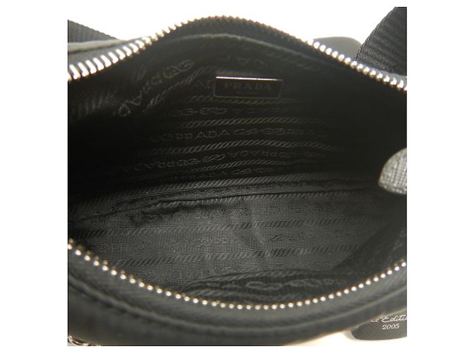 Saffiano Borsa a tracolla PRADA Re-Edition 2005 1BH204 Nero - vista 4
