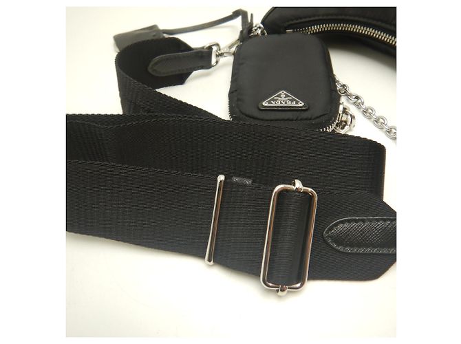 Saffiano Borsa a tracolla PRADA Re-Edition 2005 1BH204 Nero - vista 5