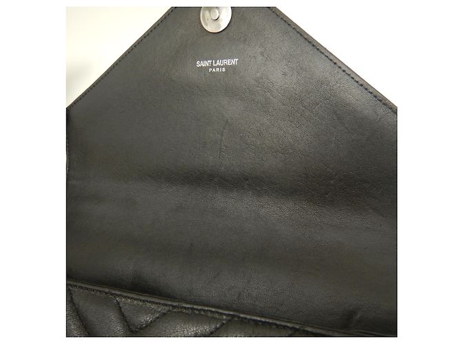 Borsa a tracolla 2-Way College in pelle nera Yves Saint Laurent Nero - vista 19