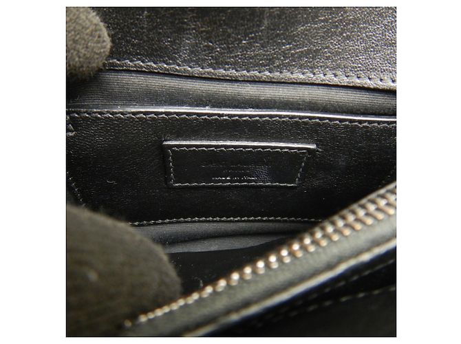 Borsa a tracolla 2-Way College in pelle nera Yves Saint Laurent Nero - vista 21