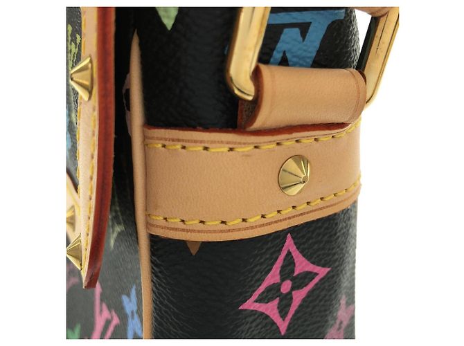 Borsa a tracolla Louis Vuitton Multicolor Sologne M92639 Nero - vista 5