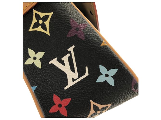 Borsa a tracolla Louis Vuitton Multicolor Sologne M92639 Nero - vista 6