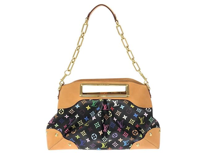 Borsa Louis Vuitton Multicolor Judy GM M40254 Nero - vista 2