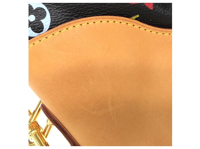 Borsa Louis Vuitton Multicolor Judy GM M40254 Nero - vista 6