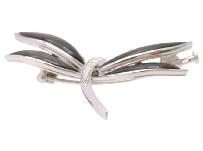 Van Cleef & Arpels Daphne Clip Brosche Schwarz Golden - Ansicht 5