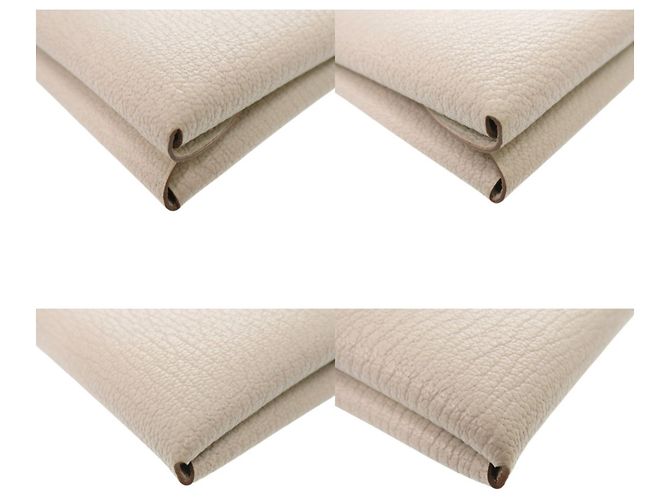 Hermès Tarjetero Hermes Calvi Duo Chevre Blanco - vista 4