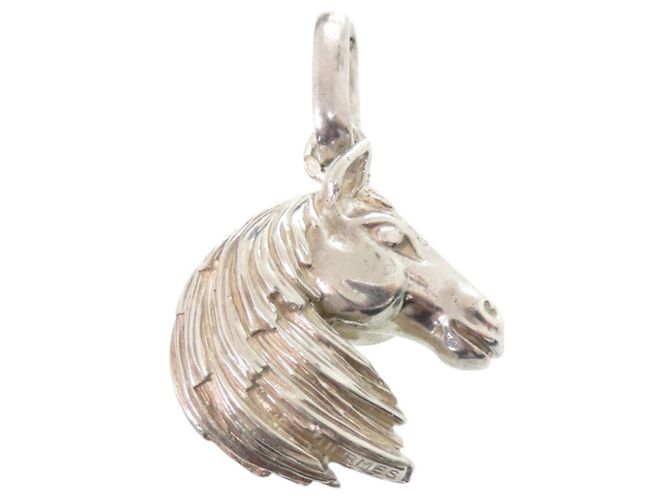 Hermès Pendente Hermes Cheval Horse Charm Argento - vista 2
