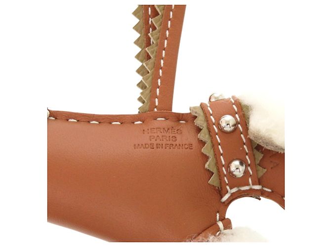 Hermès Charm per borsa Hermes Badie Marrone - vista 4