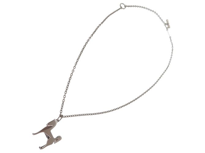 Hermès Collar Hermes Panache Plata - vista 3