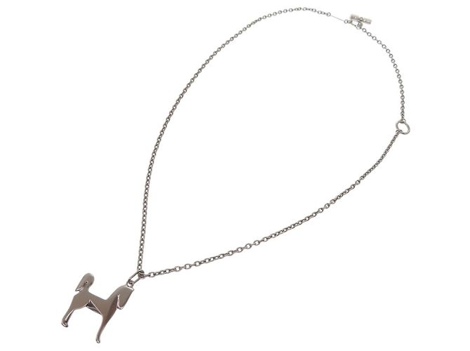 Hermès Collar Hermes Panache Plata - vista 4
