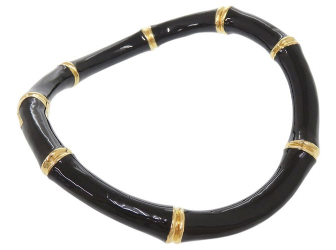 Choker Gucci Bamboo in metallo nero - vista 2