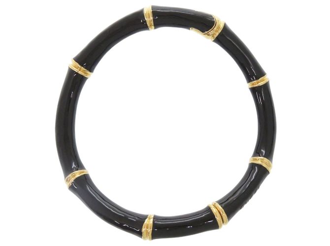 Choker Gucci Bamboo in metallo nero - vista 3