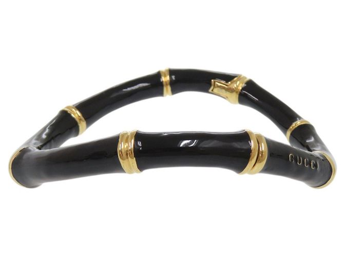 Choker Gucci Bamboo in metallo nero - vista 4