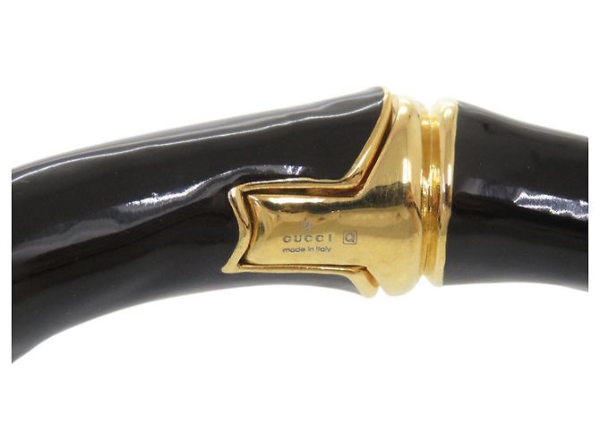 Choker Gucci Bamboo in metallo nero - vista 8