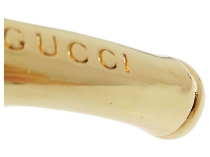 Choker Gucci Bamboo in metallo dorato D'oro - vista 8
