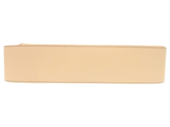 Borsa a tracolla in pelle Gancini Salvatore Ferragamo Beige - vista 3