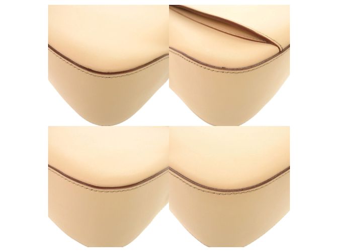 Borsa a tracolla in pelle Gancini Salvatore Ferragamo Beige - vista 4