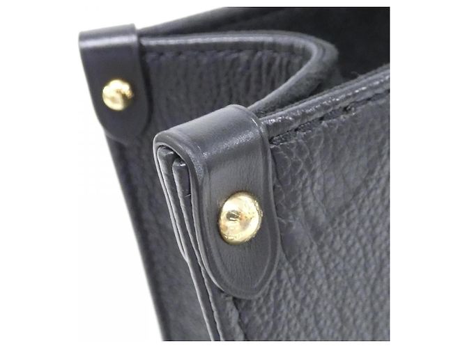 Borsa Louis Vuitton Monogram Empreinte OnTheGo PM Nero - vista 4