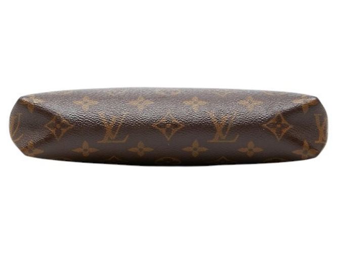 Borsa a mano con catena Louis Vuitton Monogram Pallas Clutch Marrone Rosso Fuschia Monogramma - vista 3
