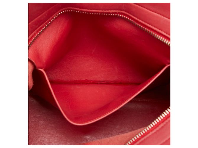 Borsa a mano Saint Laurent Baby Monogram Cabas Rosso - vista 10