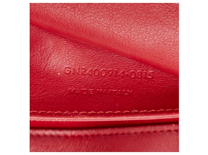 Borsa a mano Saint Laurent Baby Monogram Cabas Rosso - vista 15