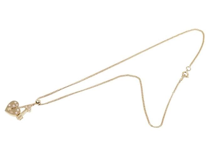 Collana Chanel Coco Mark Heart Key Rosa - vista 4