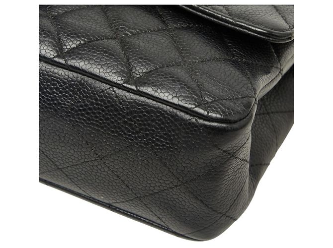 Timeless Borsa a tracolla Chanel Matelassé 25 Coco Mark Double Flap con catena Nero - vista 4