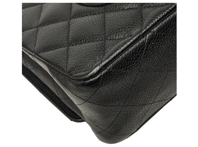 Timeless Borsa a tracolla Chanel Matelassé 25 Coco Mark Double Flap con catena Nero - vista 7