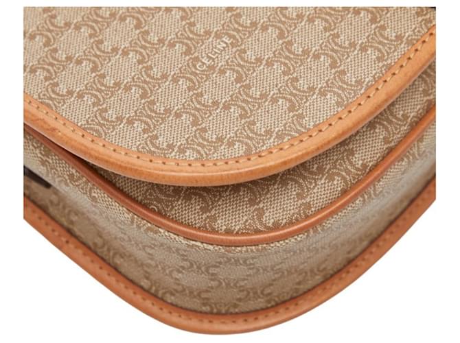 Céline Borsa a tracolla Celine Macadam Marrone - vista 7