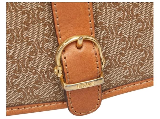 Céline Borsa a tracolla Celine Macadam Marrone - vista 9