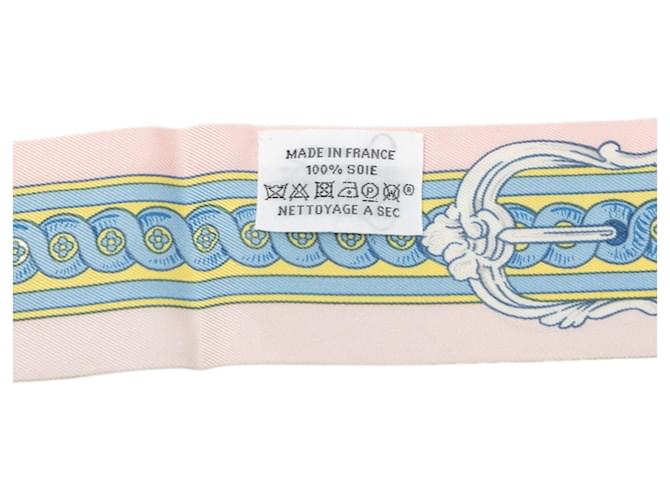 Hermès Hermes Twilly BRIDE DE COUR Schal Pink Mehrfarben - Ansicht 6