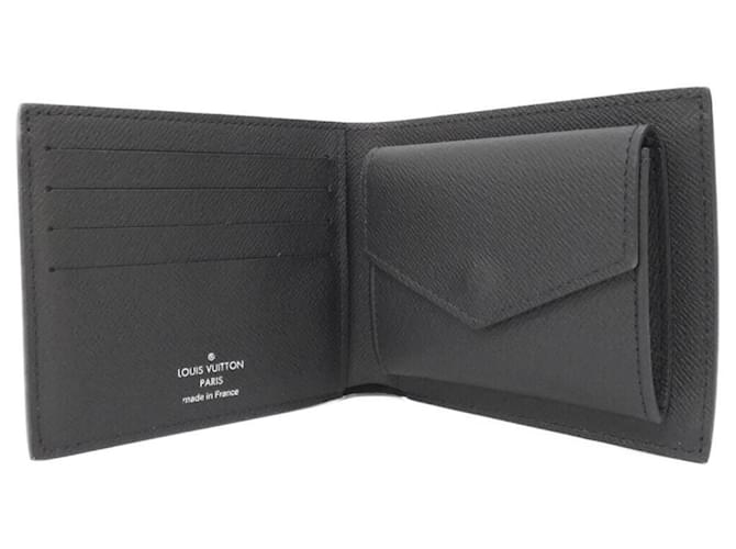 Louis Vuitton Monogram Eclipse Portefeuille Marco M62545 Wallet Schwarz - Ansicht 2