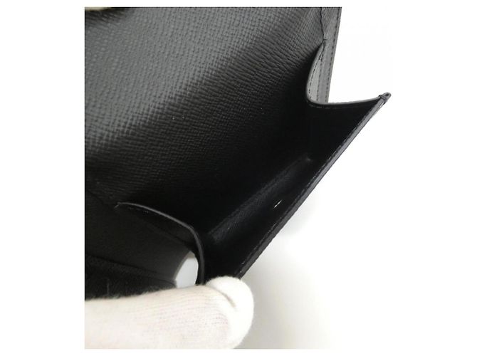 Louis Vuitton Monogram Eclipse Portefeuille Marco M62545 Wallet Schwarz - Ansicht 4