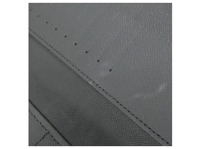 Louis Vuitton Monogram Eclipse Zippy Wallet Vertical Nero - vista 7